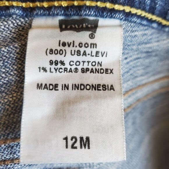 Levi's 515 Womens Pants Blue 12M  Bootcut Medium Rinse  Plus Size Jeans - Picture 6 of 8